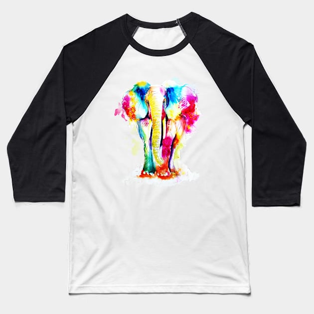 Elephant Baseball T-Shirt by IsabelSalvador